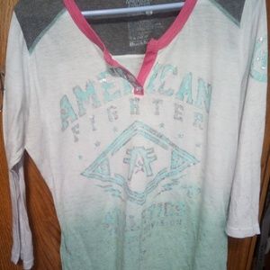 American Fighter Tops - American fighter long sleeve American Fighter Tops - American fighter long sleeve
